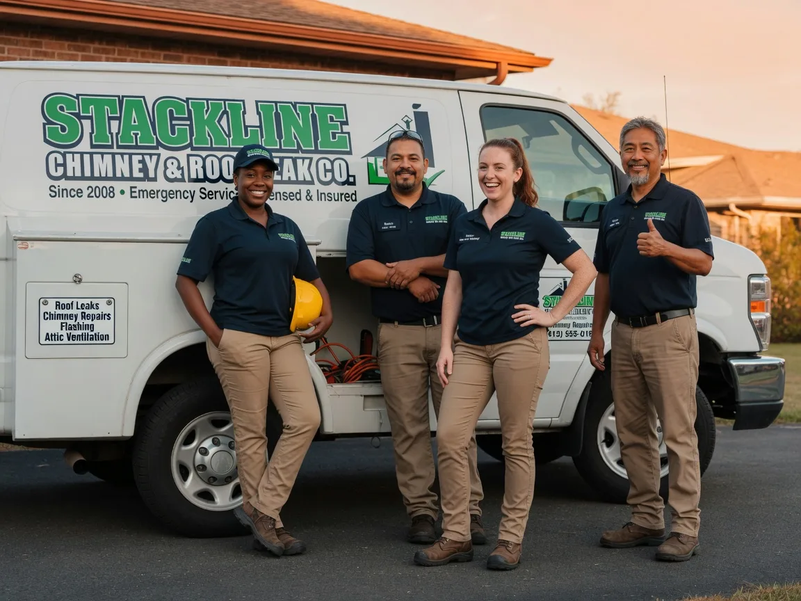 Chimney flashing repair company in Montague, TX